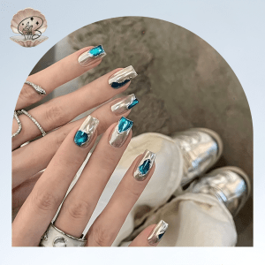 No.4 Press On Nails | Ins Nails | Pretty Nails | fake Nails | Salon Quality Nails