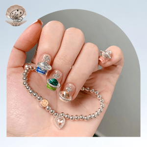 No.9 Handmade Press On NailsIns Nails | Pretty Nails | fake Nails | Salon Quality Nails