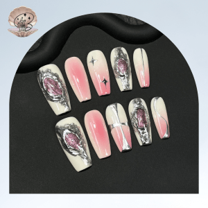 No.33 SEA NAILS  3d y2k  Nail Art Luxury designer  Handmade Press On Nails Set Ins Nails | Pretty Nails | fake Nails | Salon Quality Nails