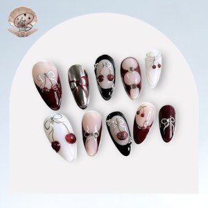 No.52 SEA Nail Art Luxury designer  Handmade Press On Nails Set