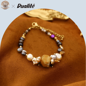 Melad Tiger’s Eye Baroque Bracelet