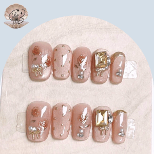 No.62 SEA Nail Handmade Press On Nails Set