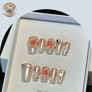 No.68 SEA Nail Handmade Press On Nails Set