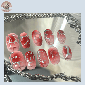 No.87 SEA Nail Handmade Press On Nails Set