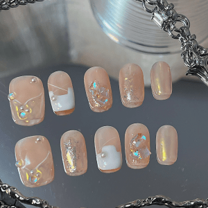 No.94 SEA Nail Handmade Press On Nails Set