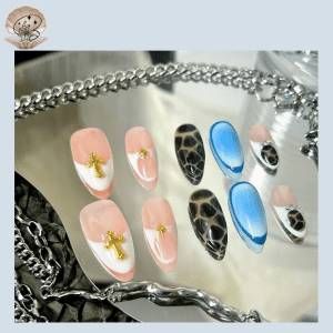 No.76 SEA Nail Handmade Press On Nails Set