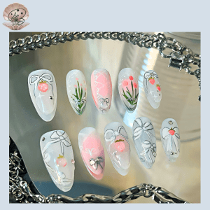 No.84 SEA Nail Handmade Press On Nails Set