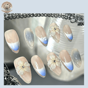 No.86 SEA Nail Handmade Press On Nails Set