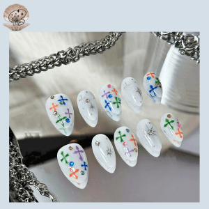 No.97 SEA Nail Handmade Press On Nails Set