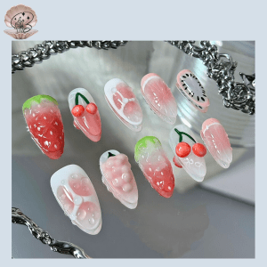 No.96 SEA Nail Handmade Press On Nails Set