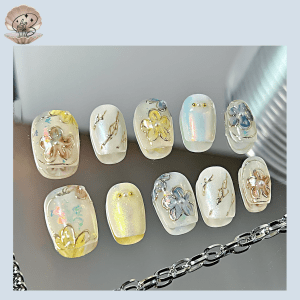 No.101 SEA Nail Handmade Press On Nails Set