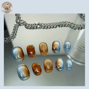 No.110SEA Nail Handmade Press On Nails Set