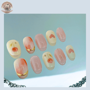No.128 SEA Nail Handmade Press On Nails Set