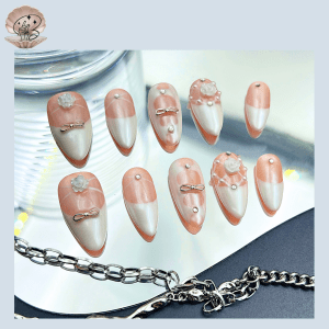 No.136 SEA Nail Handmade Press On Nails Set