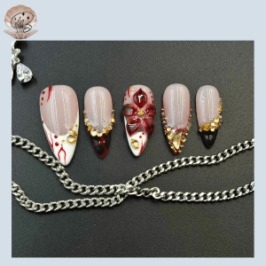 No.146 SEA Nail Handmade Press On Nails Set