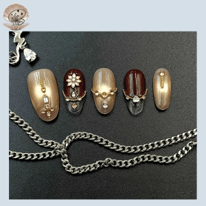 No.151 SEA Nail Handmade Press On Nails Set